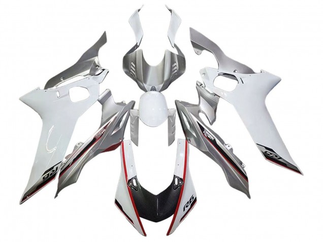 2017-2025 Yamaha YZF 600 R6 Motorcycle Fairings - Silver White Red Black