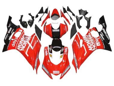 2017-2023 Yamaha YZF 600 R6 Motorcycle Fairings - Red Black