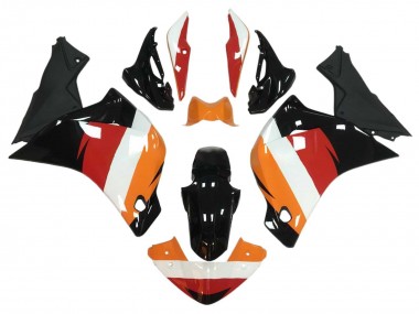 2011-2015 Honda CBR250RR Motorcycle Fairings - Orange White Red Glossy Black