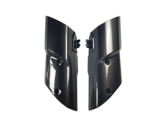 2010-2013 Kawasaki Z1000 Motorcycle Fairings - Black Carbon Fiber