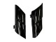 2010-2013 Kawasaki Z1000 Motorcycle Fairings - Orange Glossy Black