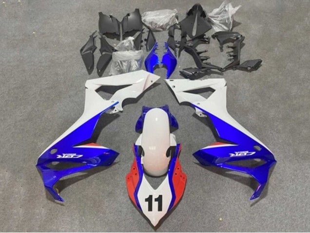 2021-2023 Honda CBR650R Motorcycle Fairings - White Blue Red 11