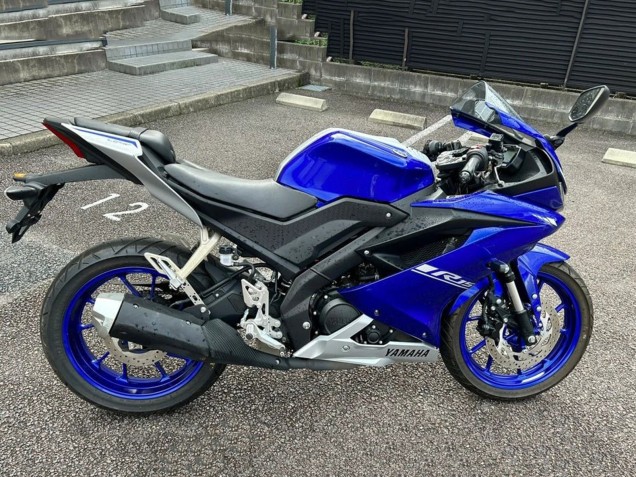 2018-2024 Yamaha YZF R15 Motorcycle Fairings - Blue Silver