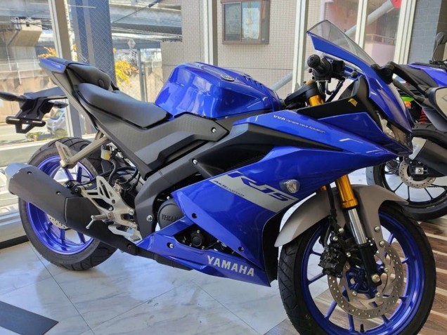 2018-2024 Yamaha YZF R15 Motorcycle Fairings - Blue Grey