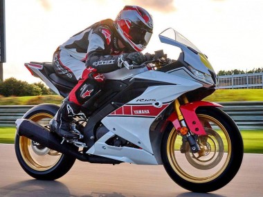2019-2024 Yamaha YZF R125 Motorcycle Fairings - White Red Yellow