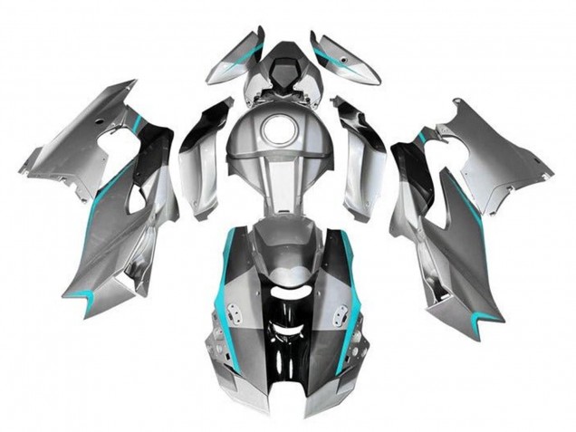 2021-2026 Kawasaki ZX10R Motorcycle Fairings - Silver Grey Black Blue