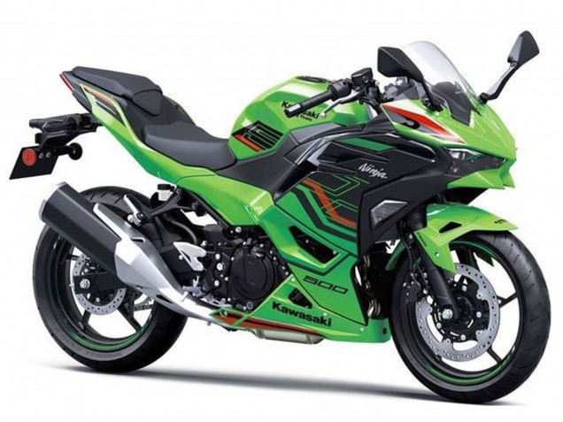 2024-2025 Kawasaki Ninja 500 EX500R Motorcycle Fairings - Green Black Red