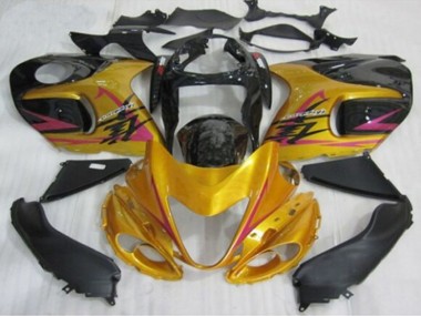 1996-2007 Suzuki GSXR 1300 Hayabusa Motorcycle Fairings - Gold Black Pink