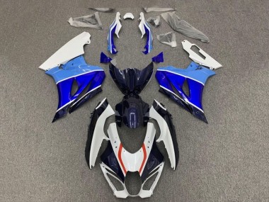 2017-2025 Suzuki GSXR1000 Motorcycle Fairings - White Triple Blue Red