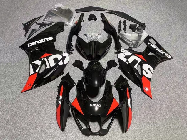 2017-2025 Suzuki GSXR1000 Motorcycle Fairings - Black Red White