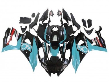 2021-2024 Yamaha YZF R7 Motorcycle Fairings - Black Blue Petronas