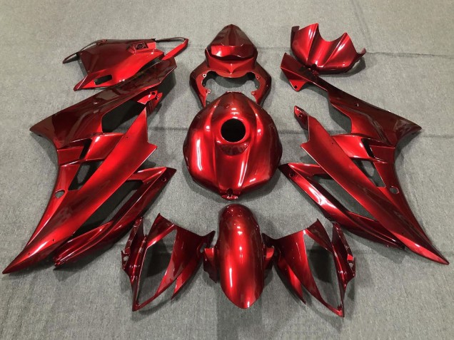 2006-2007 Yamaha YZF R6 Motorcycle Fairings - Red