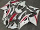 2008-2016 Yamaha YZF R6 Bike Fairings - Pearl White Red
