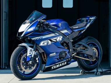 2017-2025 Yamaha YZF R6 Motorcycle Fairings - Blue Silver GYTR