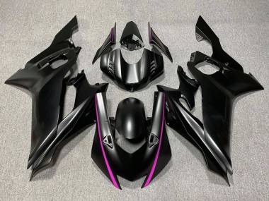2017-2025 Yamaha YZF R6 Motorcycle Fairings - Matte Black Pink
