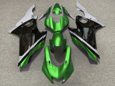 2017-2025 Yamaha YZF R6 Motorcycle Fairings - Grey Green Glossy Black