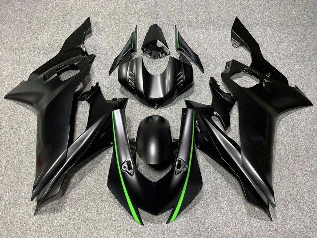 2017-2025 Yamaha YZF R6 Motorcycle Fairings - Matte Black Green