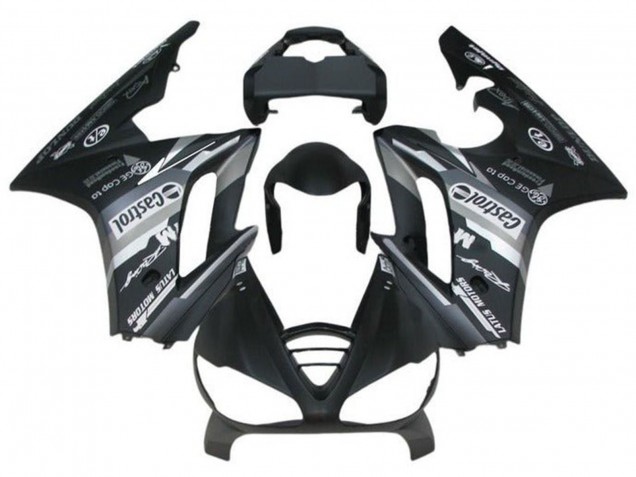 2009-2012 Triumph Daytona 675 Triple Motorcycle Fairings - Grey Matte Black
