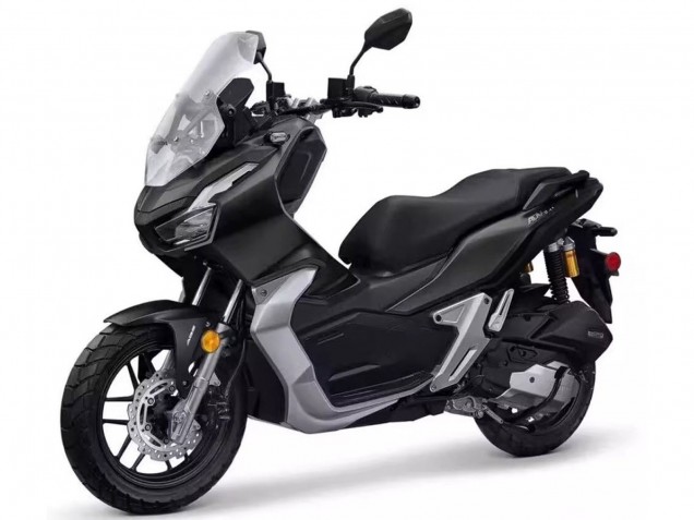 2018-2021 Honda ADV150 Motorcycle Fairings - Silver Matte Black