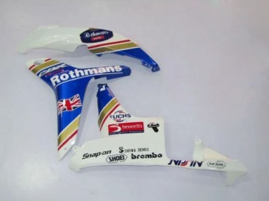 2007-2008 Honda CBR600RR Motorcycle Fairings - White Blue Yellow Rothmans