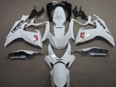 2006-2007 Suzuki GSXR 600 Motorcycle Fairings - White