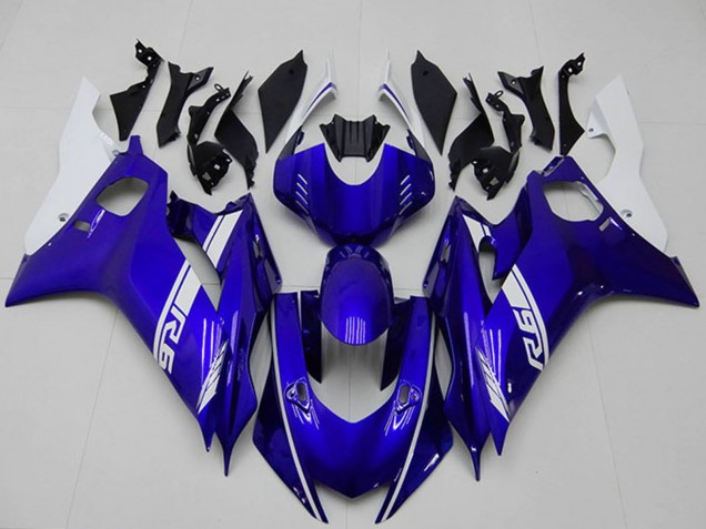 2017-2025 Yamaha YZF R6 Motorcycle Fairings - White Blue
